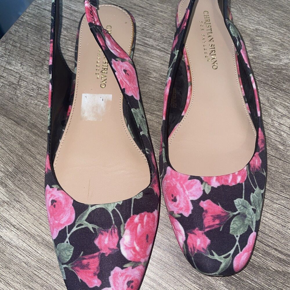 Christian Siriano for Payless Women's Flat Shoes  Floral Sz 8
